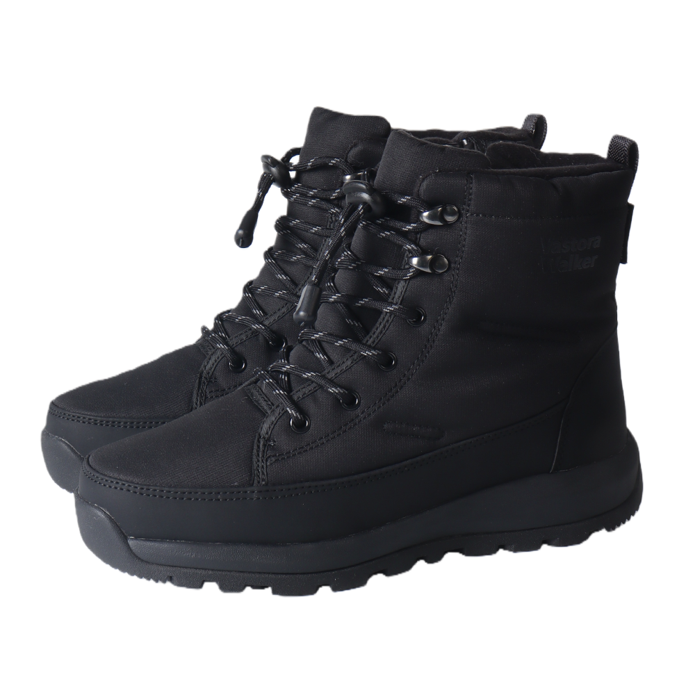 Men’s Waterproof Outdoor Winter Mid-calf Boots with Anti-Slip Fiberglass Sole V-SnowGuard