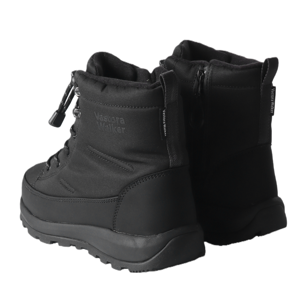 Men’s Waterproof Outdoor Winter Mid-calf Boots with Anti-Slip Fiberglass Sole V-SnowGuard