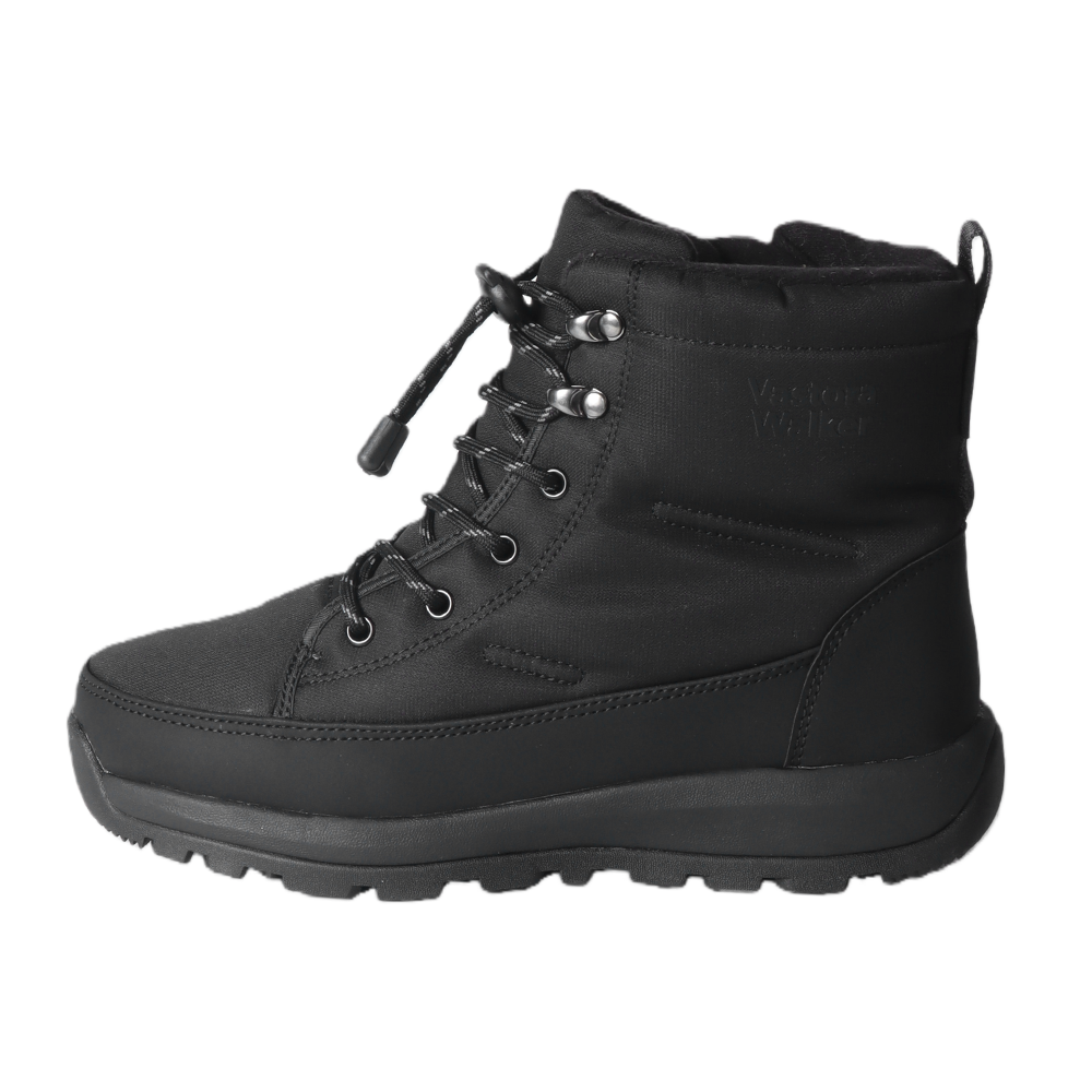 Men’s Waterproof Outdoor Winter Mid-calf Boots with Anti-Slip Fiberglass Sole V-SnowGuard