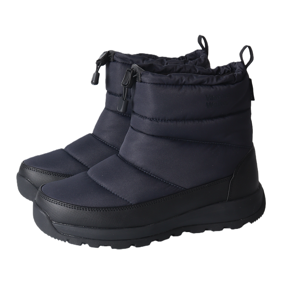 Men’s Waterproof Outdoor Winter Mid-Calf Boots with Anti-Slip Fiberglass Sole V-SnowGuard