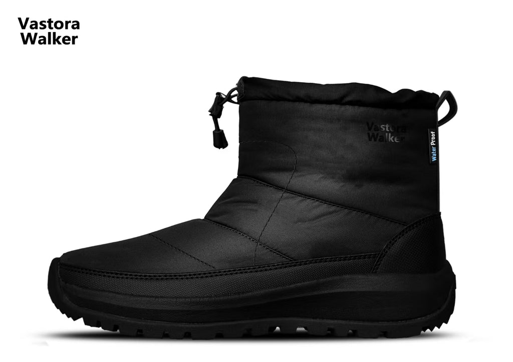Women’s Waterproof Outdoor Winter Mid-calf Boots with Anti-Slip Fiberglass Sole V-SnowGuard