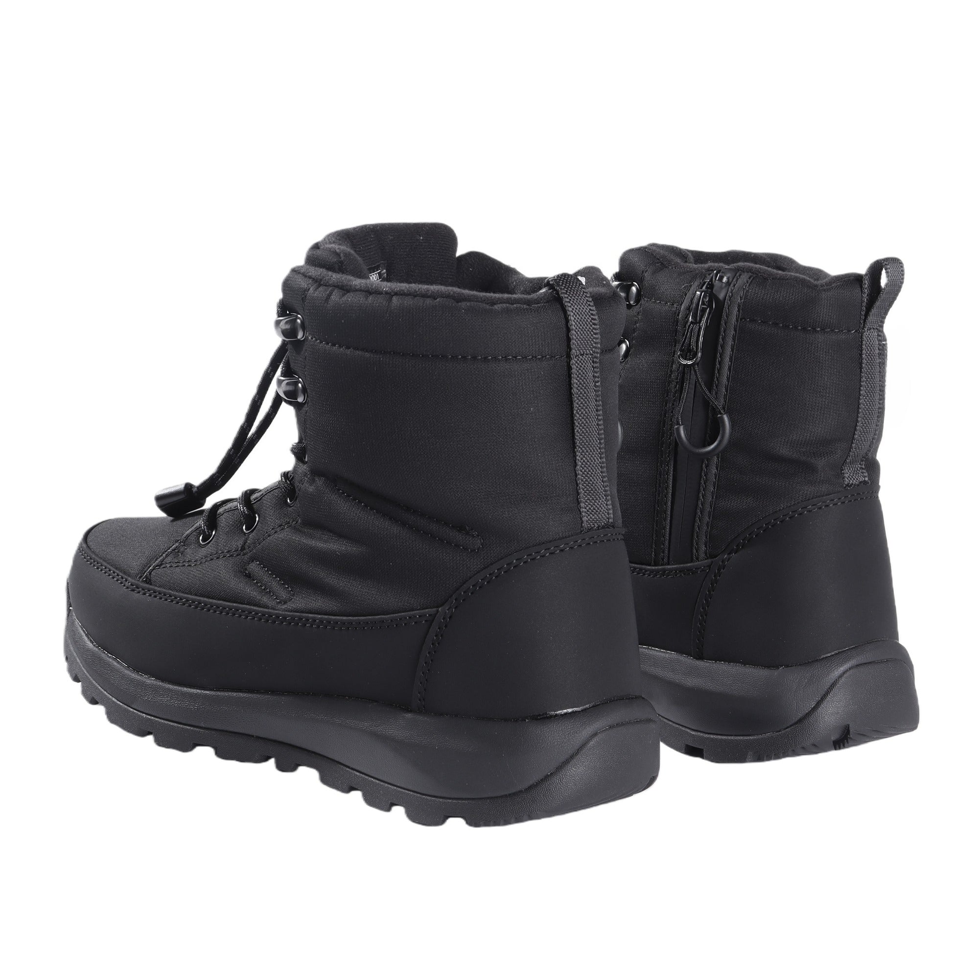 Women’s Waterproof Outdoor Winter Mid-calf Boots with Adjustable Strap and Anti-Slip Fiberglass Sole V-SnowGuard